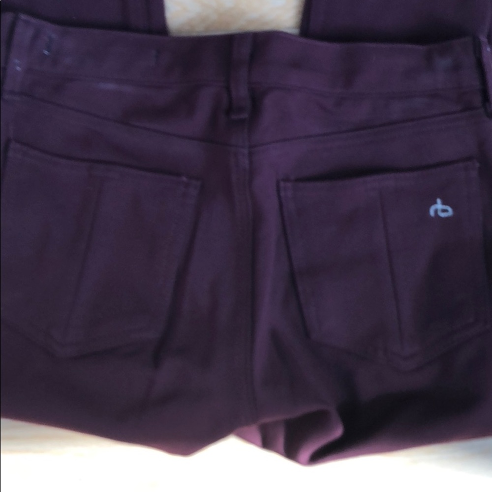 Rag And Bone Deep Red Super Soft Jegging - image 3